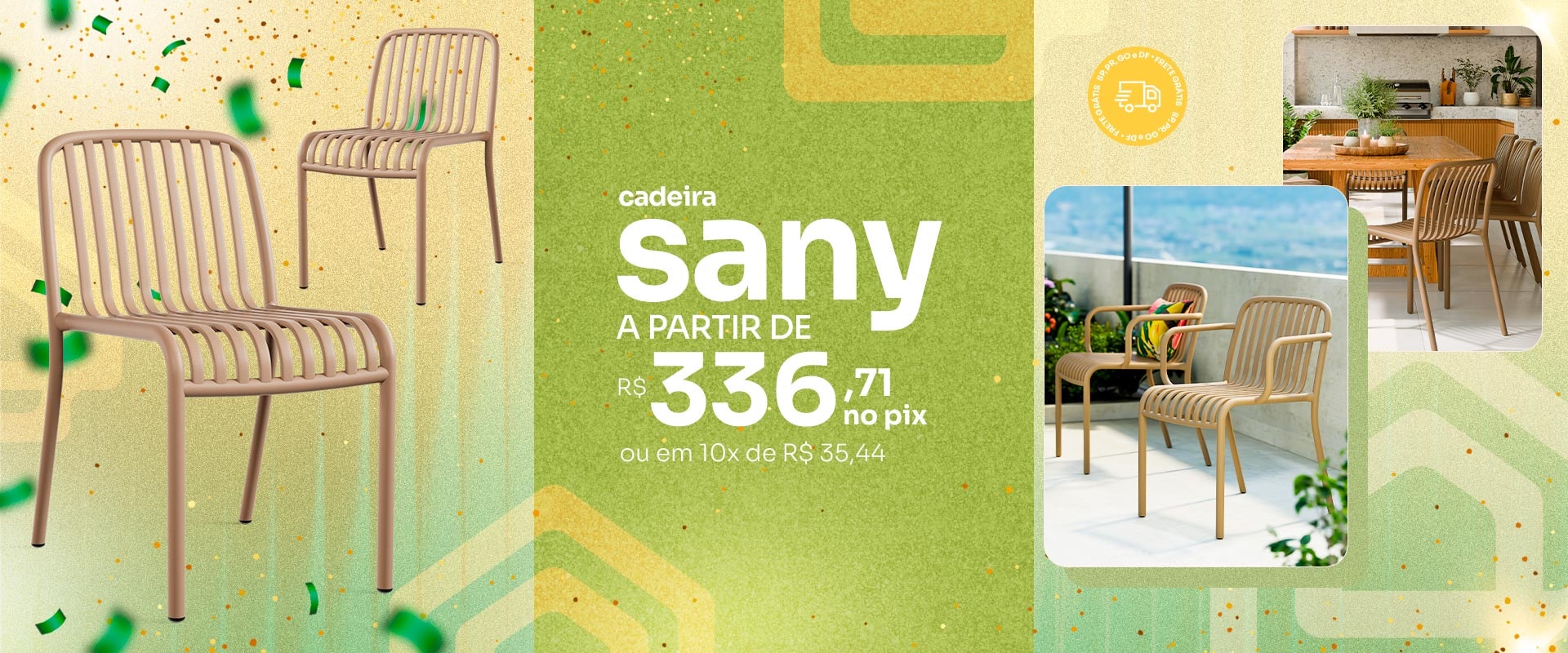 cadeira area externa sany