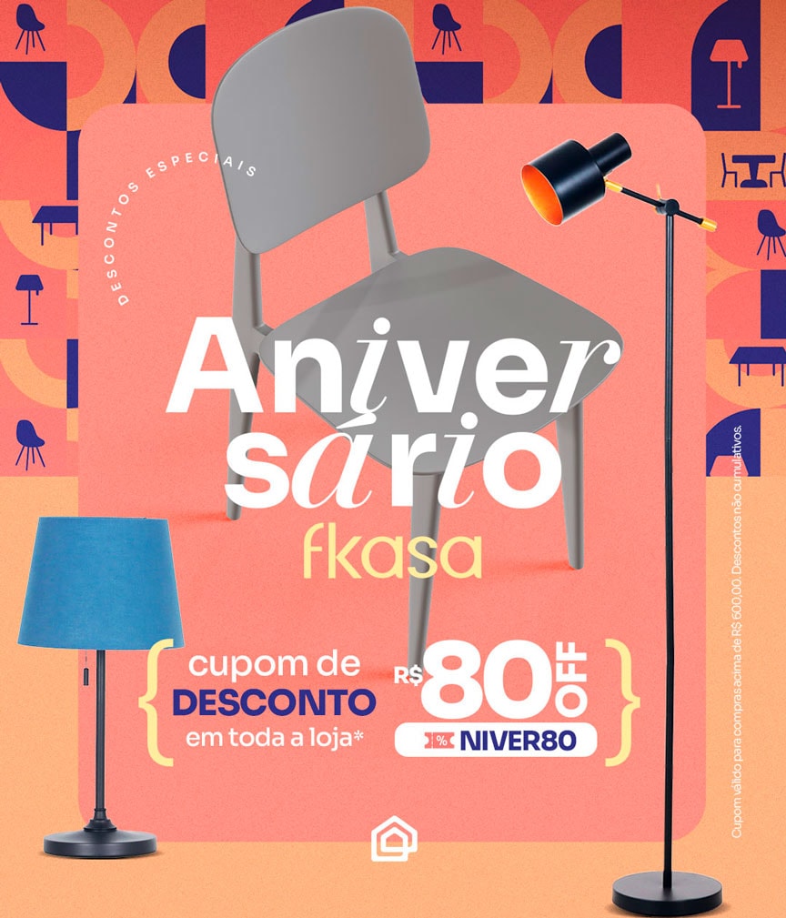 Cadeiras Fkasa Cinza Laiz desconto