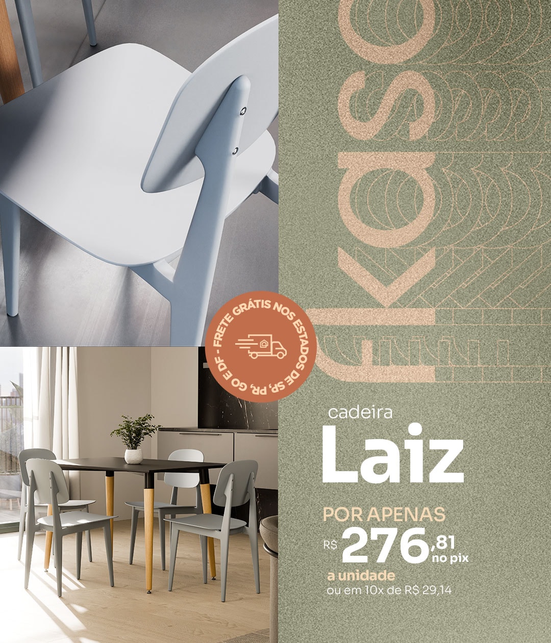 Cadeira de Cozinha Laiz}