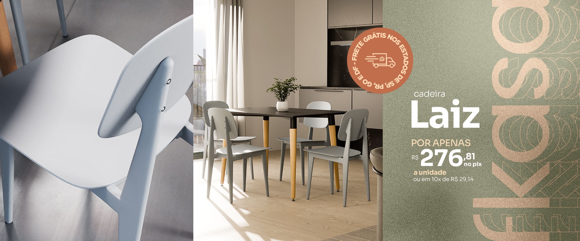 Cadeira pequena de Cozinha Laiz}