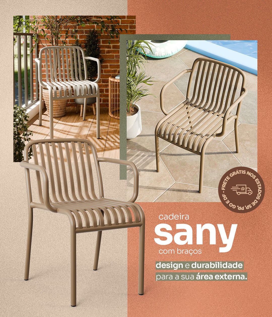 Cadeira Gávea Fkasa em PP}